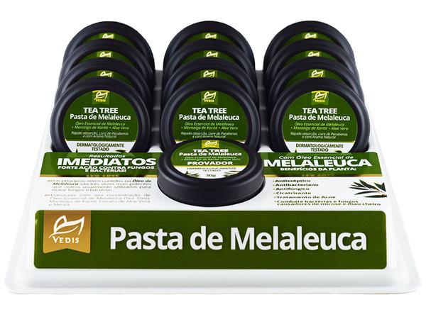 Pasta De Melaleuca Tea Tree Oil 13 X 30g + Expositor - Vedis