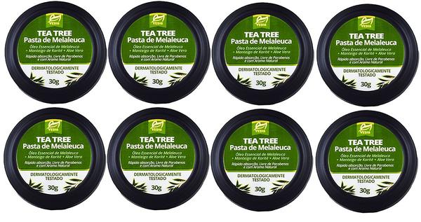 Pasta De Melaleuca Tea Tree Oil 8 X 30g - Vedis
