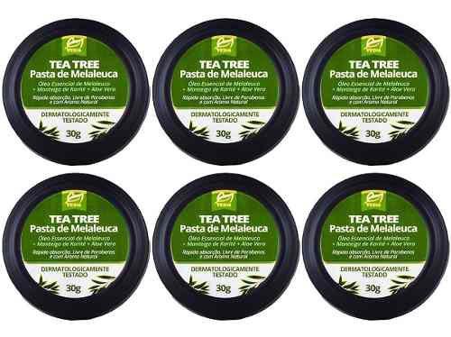 Pasta De Melaleuca Tea Tree Oil Antifúngico 6 X 30g - Vedis