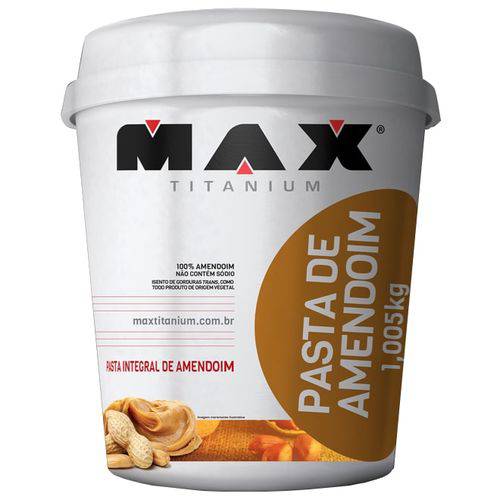 Pasta Integral de Amendoim - 1,005kg - Max Titanium