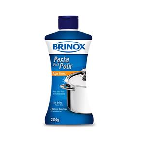 Pasta para Polir Aço em Inox Brinox 200Ml - Único