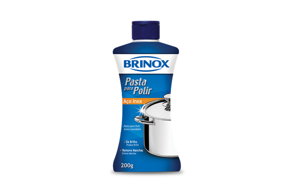 Pasta para Polir Aço Inox 200 G Brinox