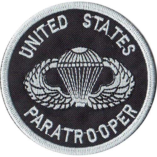 Patch Bordado para Tropas Estados Unidos Paratrooper EX10164-316 Fecho de Contato