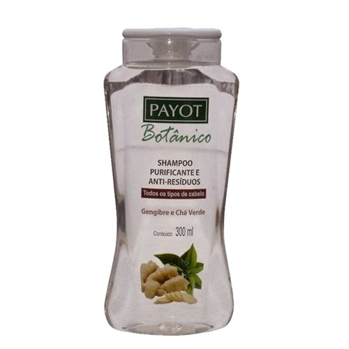 Payot Botânico Shampoo Purificante e Antirresíduo Gengibre Chá Verde 300ml