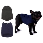 2pcs Ansiedade do cão de estimação Calmante Wrap Brasão Jacket Jacket para Vet Visiting Training