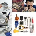 22pcs Assista Repair Tool Kit Com o Storage Magnifier caso saco Abertura Knife Set