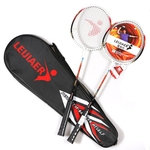 2pcs Badminton Racquet Light Weight liga de alumínio Dureza para Equipamento de Treino Desportivo e