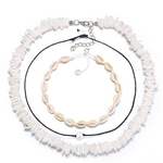 3Pcs Necklace Set Simple Shells Artificial Pearl Bead Unique Unisex Jewelry Accessories Accessories