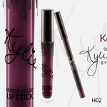2 PCS / matte 1Set Kylie Lip Kit limitada antiaderente Cup Lip Liner
