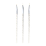 3 pcs Nail Art Brushes Forro Ferramentas Desenho Linha Caneta Gel UV Pintura Acrílico Prego Escova Pen