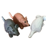 2pcs / Pacote de vinil mouse Som Cat Brinquedos e Dog Sound Toys