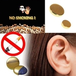 2 Pcs Parar De Fumar Zerosmoke Cuidados Saudáveis ¿¿auricular Zerosmoke Ímãs Zero Fumar Auricular
