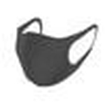 3Pcs Black Mouth Masks Breathable Sponge Mouth Face Dust Mask Reusable Anti Pollution Facial Shield Windproof Mouth Cover