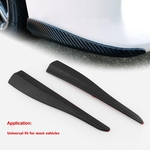 2Pcs / Set 28cm PVC amortecedor do carro anti-scratch Strips Etiqueta Auto Protetor Corporal guards