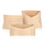 Set Barriga grávida cintura Pelvis pós-parto Belt Corpo Recuperação Shapewear/3pc
