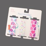 3pcs / set Bebê Chupeta clipes suporte ajustável infantil BPA Teether Toy corda fixa colorido