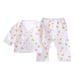 Amyove Lovely gift 2pcs / set bebê recém-nascido Roupa interior Roupa tops de manga longa + Suit Pants Moda