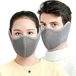 2pcs Unisex Respirável à Prova De Vento Quente Mantendo Muffs Orelha Ajustável Máscara Facial
