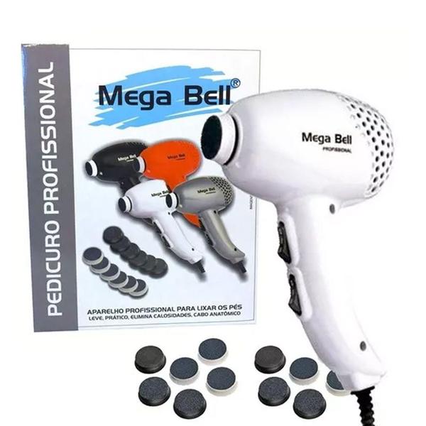 Pedicuro Profissional Branco para Lixar os Pés 110V MegaBell - Mega Bell