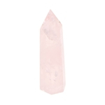Pedra Natural Coluna De Cristal Hexagonal Rosa Fluorite Coluna Ornamentos Presente