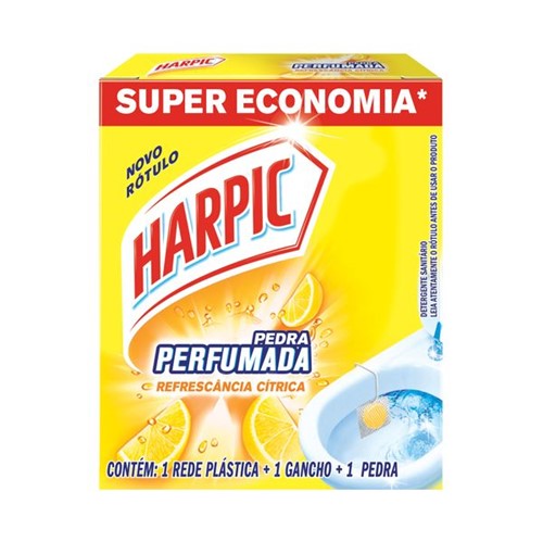 Pedra Sanitária Harpic Citrus 20g Embalagem Econômica
