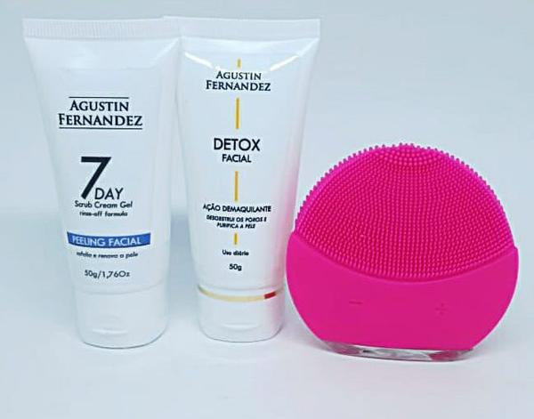 Peeling de Cristal, Esponja Elétrica e Detox Facial - Agustin Fernandez