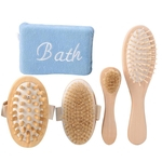 Pele 5pcs Bath escova de limpeza do corpo Facial Duche de Massagem Escova SPA Massager Set