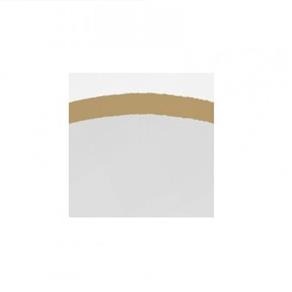 Pelicula Decorativa e Protetora para Unhas Dailus Color Francesa Branca com Filete Dourado
