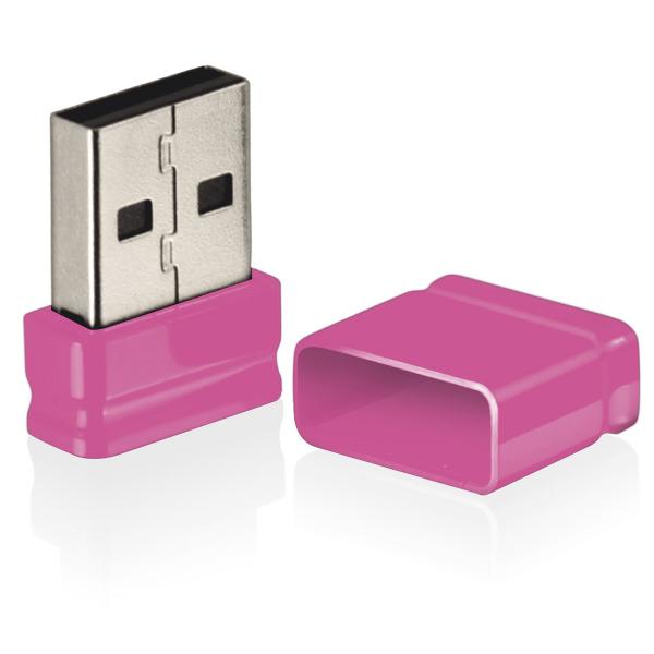 Pen Drive Nano 4GB USB 2.0 Rosa PD062 - Multilaser