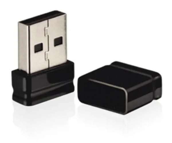 Pen Drive Nano 8GB USB Leitura 10MB/s e Gravação 3MB/s Preto Multilaser