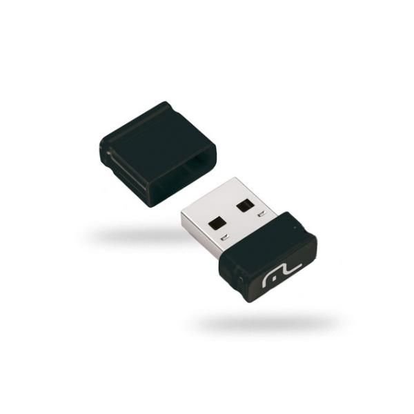 Pendrive 16GB Nano Preto USB 2.0 PD054 Multilaser