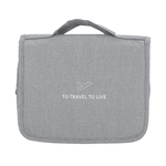 Pendurado de Higiene Pessoal Bag Kit Grande Folding Makeup Organizer por Homens & Mulheres Viagem