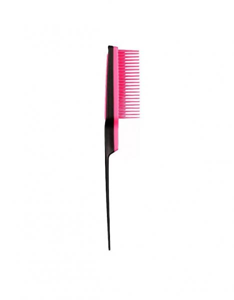 Pente de Cabelo Com Cabo Tangle Teezer Back Combing Hairbrush - Black Pink