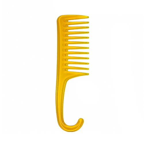Pente de Cabelo Océane Femme Color Comb Mook Amarelo com 1 Unidade