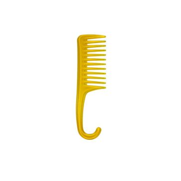 Pente para Cabelo Oceane Color Comb Mook Amarelo