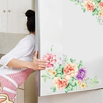 Peony Flower Closestool Gabinete Etiqueta Noble Art Mural para o fundo TV a decoração Home