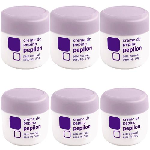 Pepilon Creme Facial de Pepino Pele Normal 50g (kit C/06)