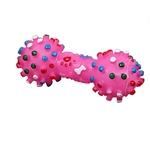 Pequeno Thorn Dumbbell Squeaky Toy Toy Silicone Pet Sounding Toy Teddy
