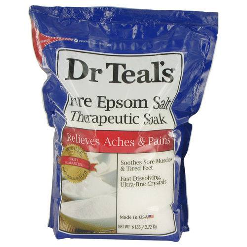 Perf.fem.pure Epsom Salt Therapeutic Soak Dr Teal's 2,75 Kg Soothes Sore Muscles&tired Feet Fast Dissolving Ultra-fine C