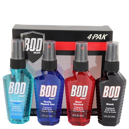 Perf. Masc. Parfums de Coeur Bod Man Blue Surf Cx. Pres. - Bod Man Incluso Blue Surf, Really Ripped Abs, Most Wanted And