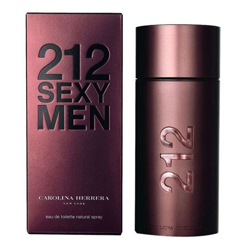 Perfume 212 Sexy Men Eau de Toilette Masculino 100Ml - Carolina Herrer... (100ml)