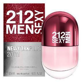 Perfume 212 Sexy Men New York Pills Eau de Toilette Masculino 20 Ml - Carolina Herreira
