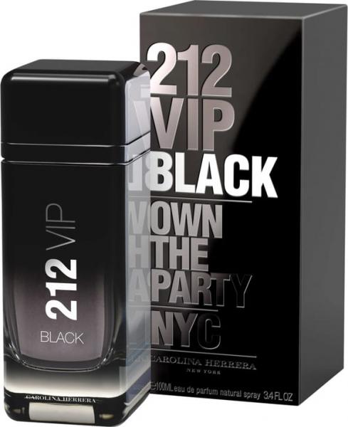 Perfume 212 VIP Black Masculino Eau de Parfum 100ml - Carolina Herrera