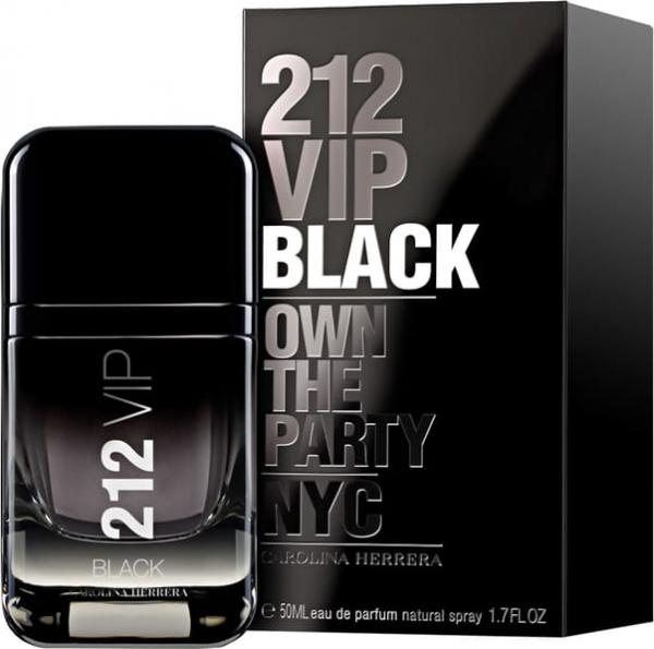Perfume 212 VIP Black Masculino Eau de Parfum 50ml - Carolina Herrera