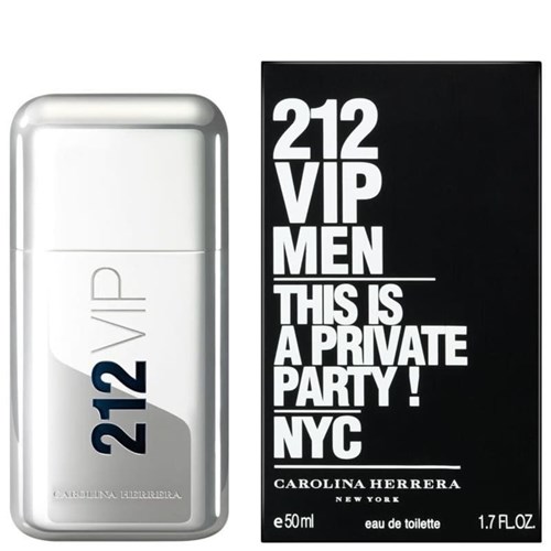 Perfume 212 Vip Men - Carolina Herrera - Masculino - Eau de Toilette (50 ML)