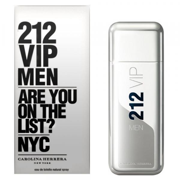 Perfume 212 Vip Men Masculino Eau de Toilette 100ml Carolina Herrera - Nota Fiscal