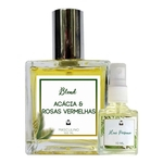 Perfume Acácia & Rosas Vermelhas 100ml Masculino - Blend de Óleo Essencial Natural + Perfume de pres