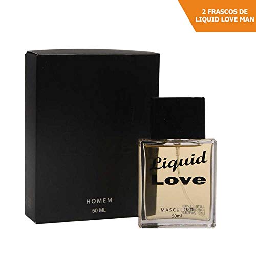 Perfume Afrodisíaco Masculino Liquid Love Man 50ml (2 Vidros)