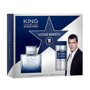 Perfume Antonio Banderas Kit King Of Seduction Masculino EDT 100ml + Desodorante