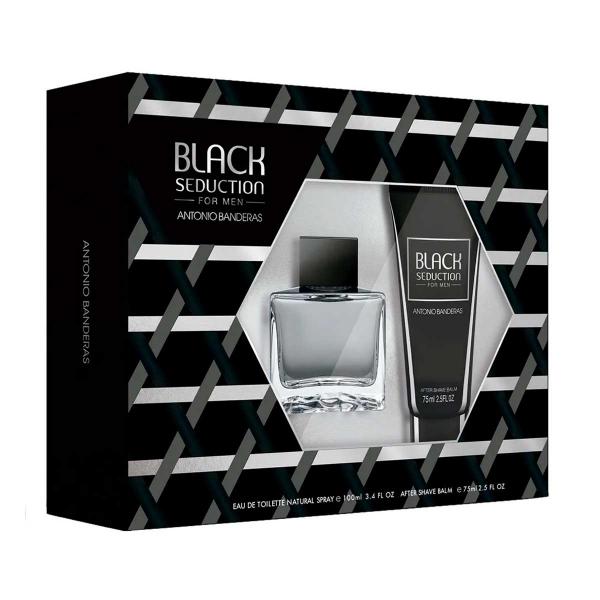 Perfume Antonio Banderas Seduction in Black Men Kit - Eau de Toilette 100ml + Pós-Barba 75ml